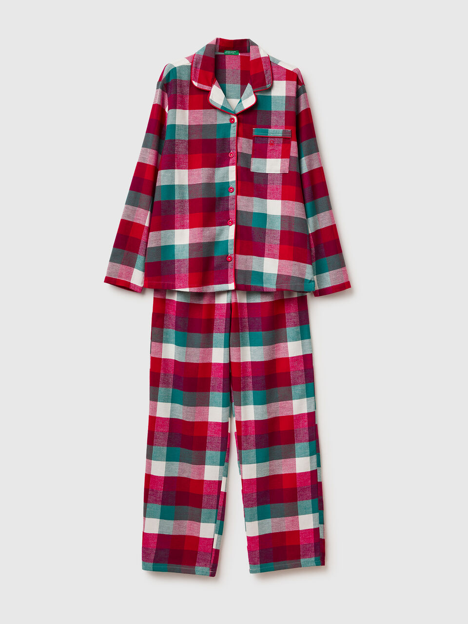 Flannel Christmas tartan pyjamas