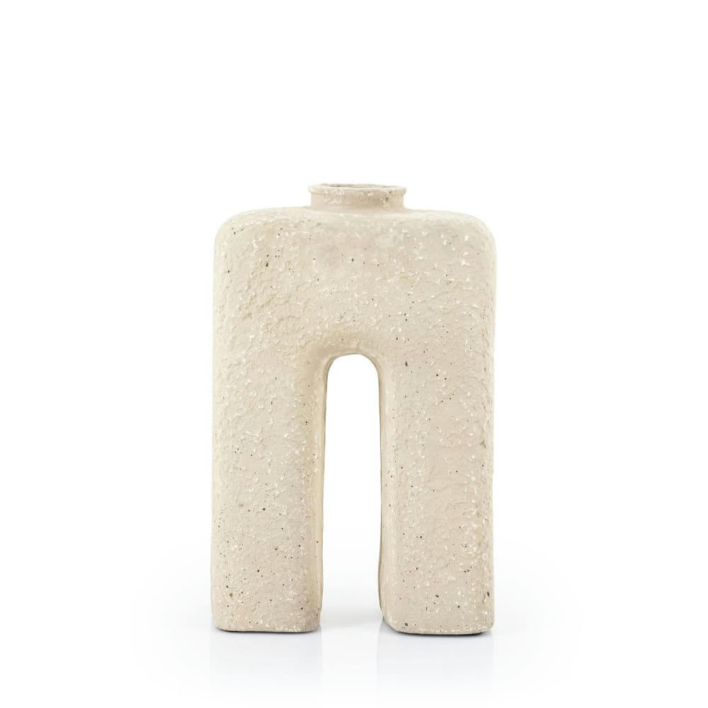 ARC - Vase en arc H38cm beige
