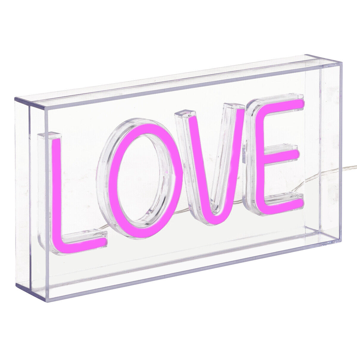 Decoração de mural led Neon love