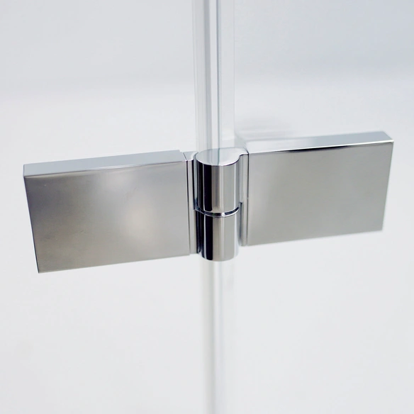 Eckeinstieg »Panorama«, 900/900 chromeffekt Klarglas inkl. CER