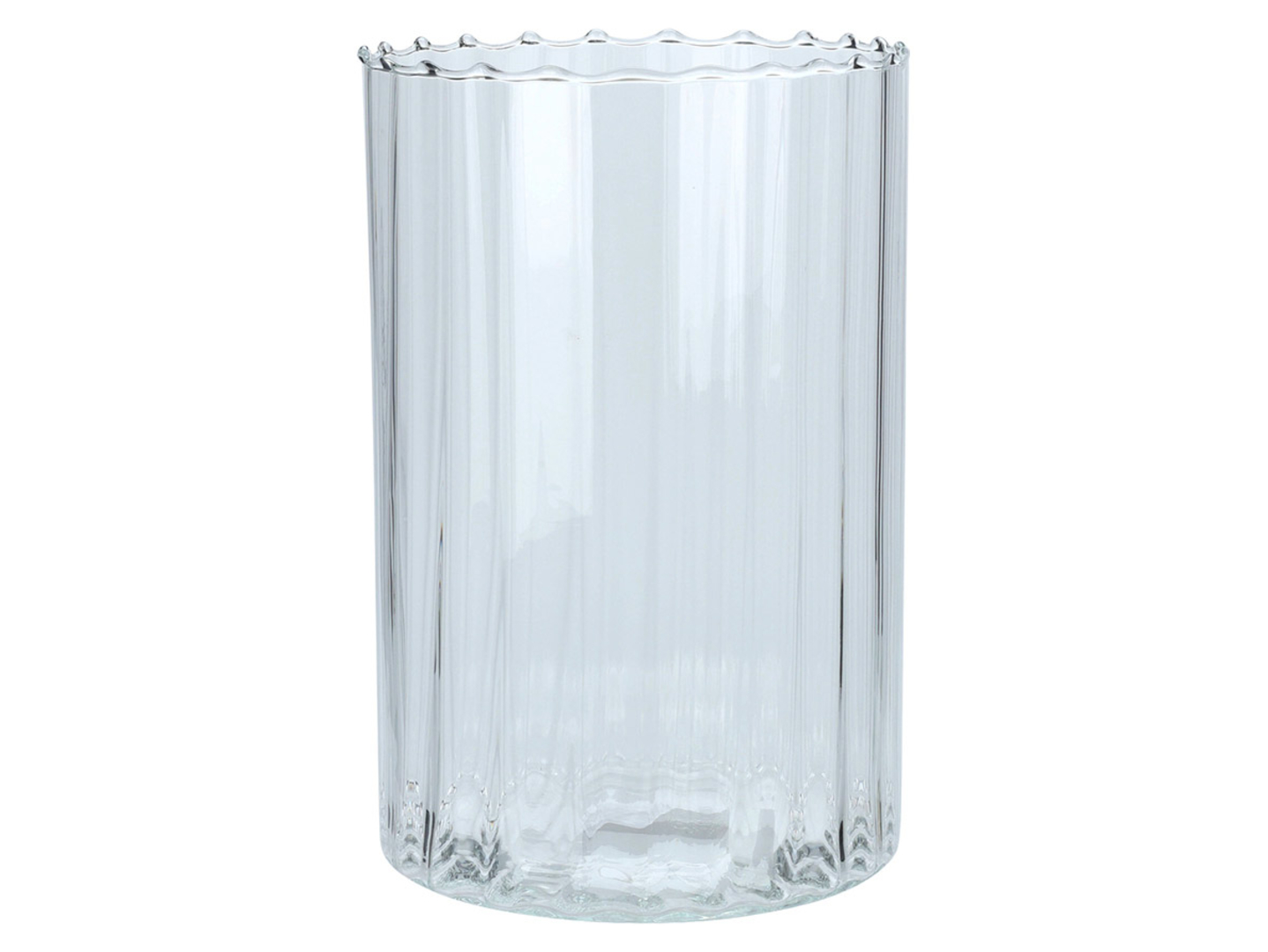 Wazon szklany 28 cm transparentny