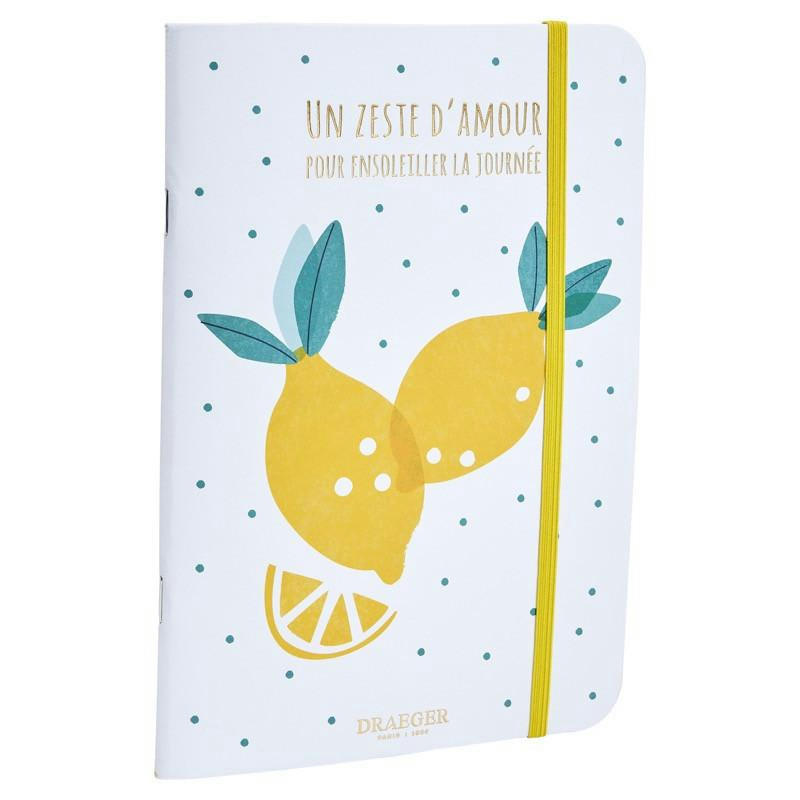 - Carnet a5 citrons zeste d'amour