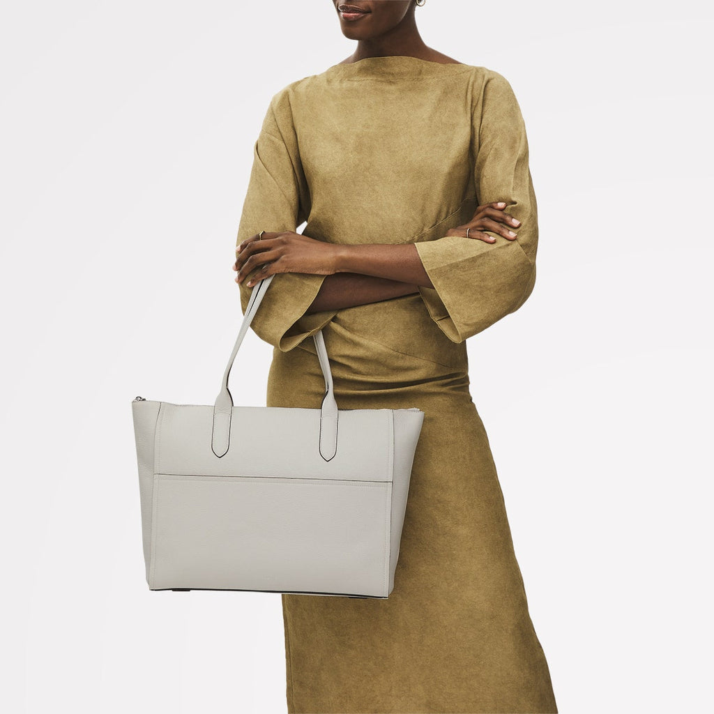Oak Street - Medium Ziptop Tote Bag