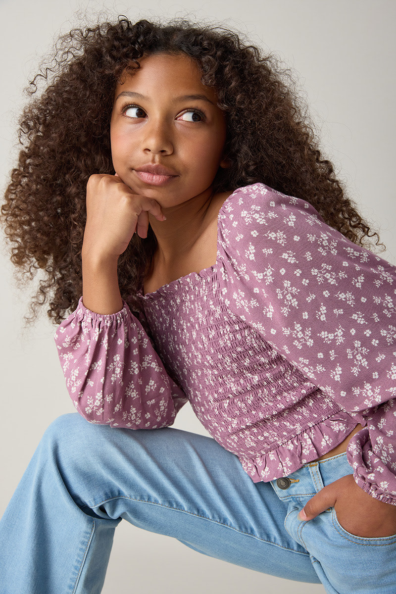 Hello Franki Floral Katherine Blouse for Girls