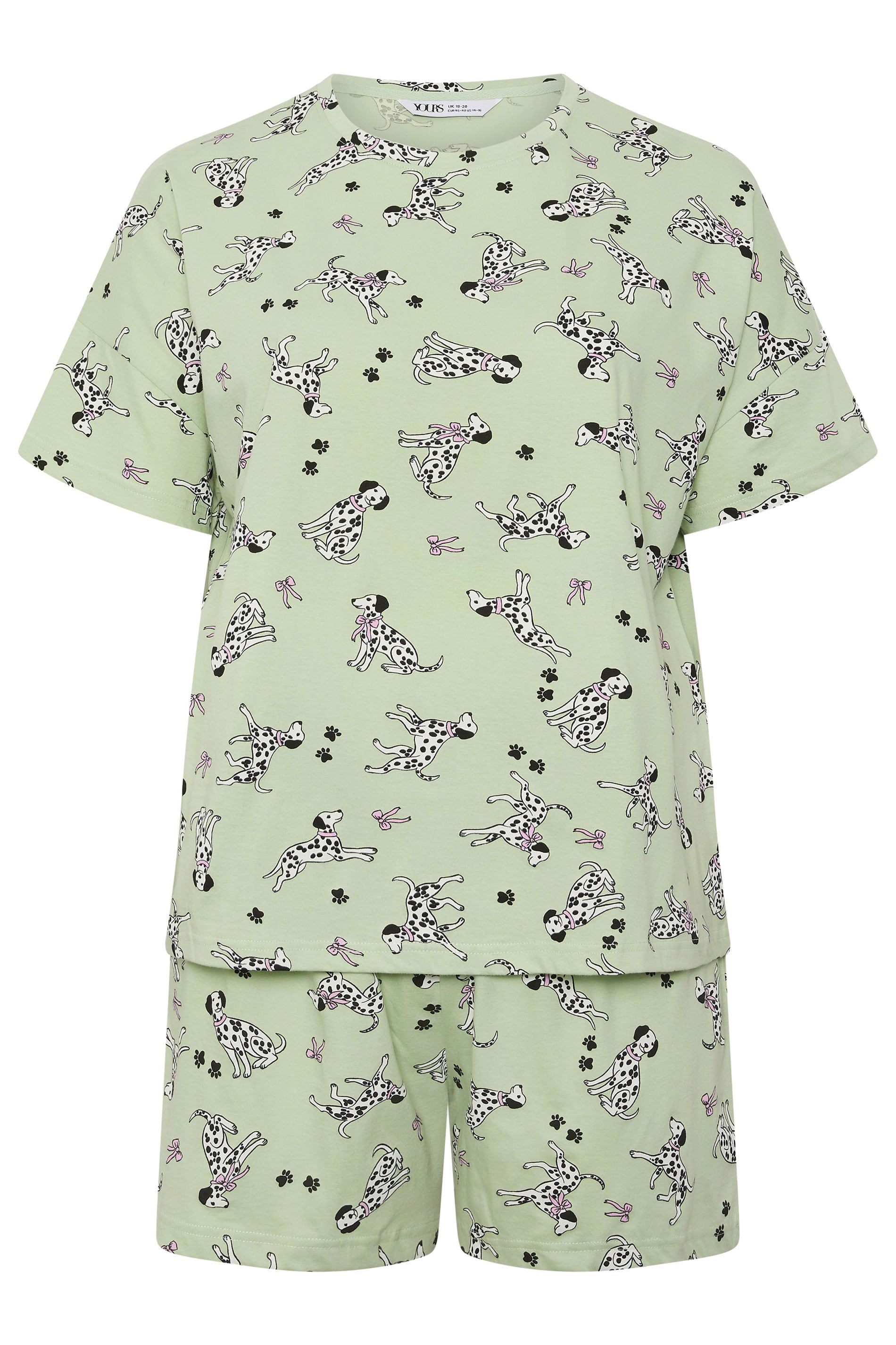 Yours Dalmatians Short Sleeve Pyjama Set