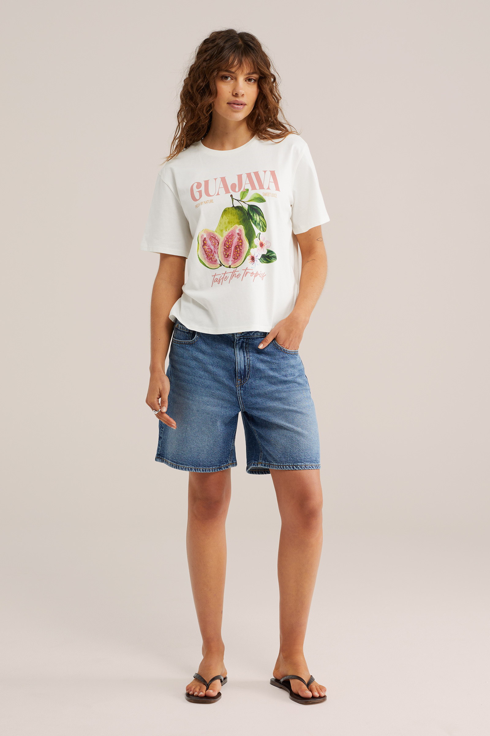 Dames T-shirt met print