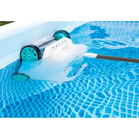 Pool-Reiniger für alle INTEX-Aufstellpools mit Ø 38 mm Schlauchanschluss und Absperrschieber