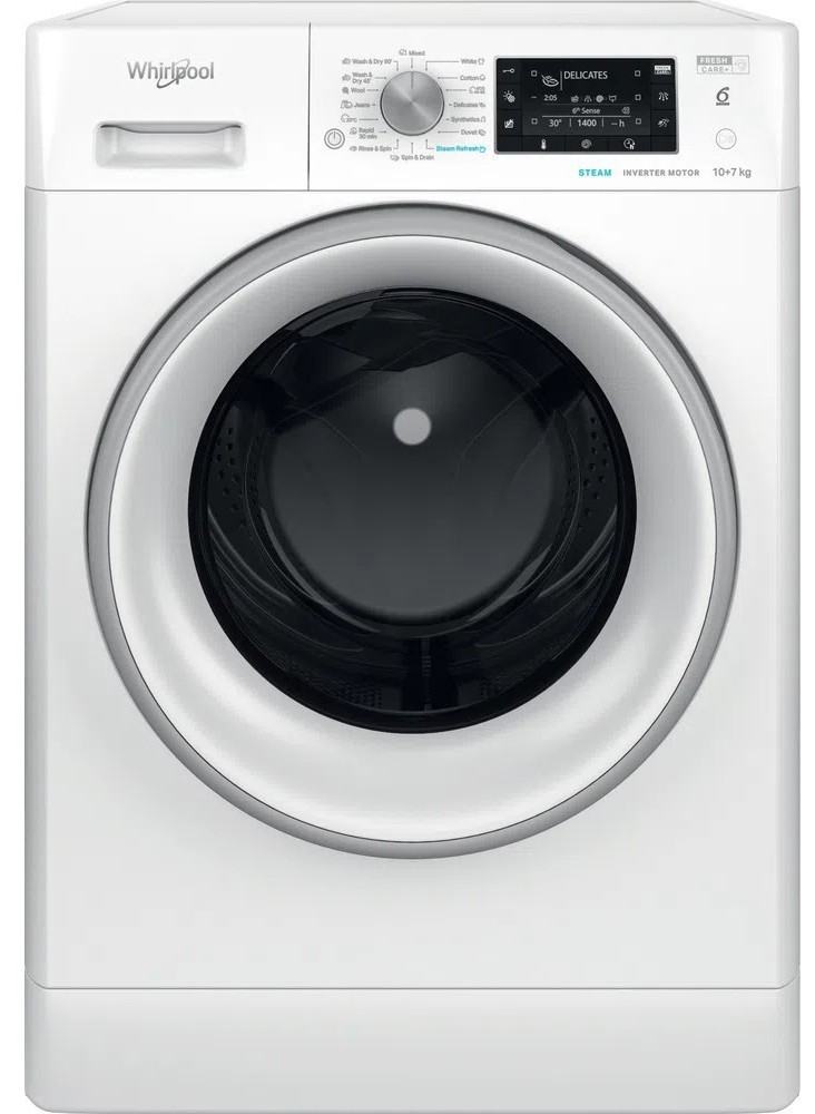 Pralko-suszarka Whirpool FFWDD1076258SVEE