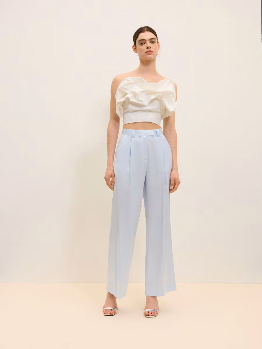 Viscose Rich Suit Trousers