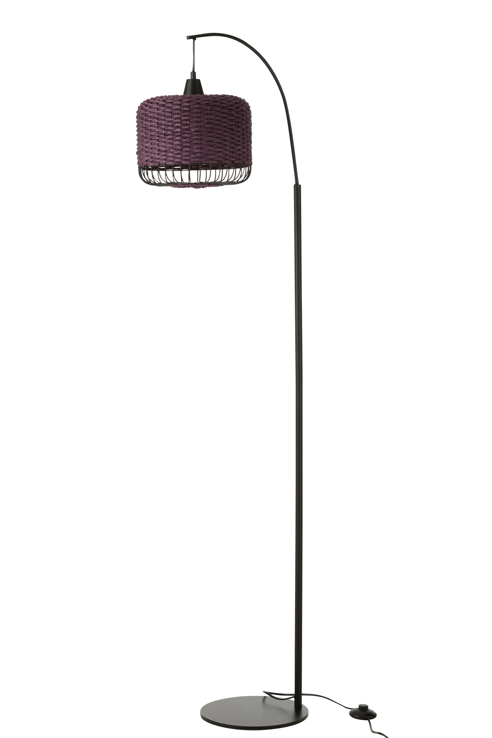 J-Line vloerlamp Lantaarn - metaal - paars