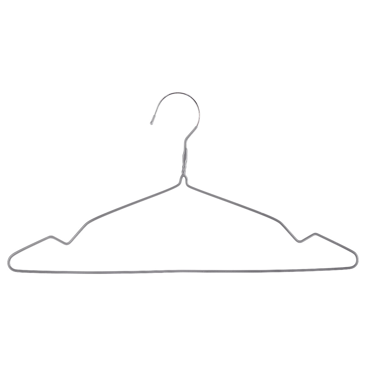 Conjunto de 10 cabides em metal