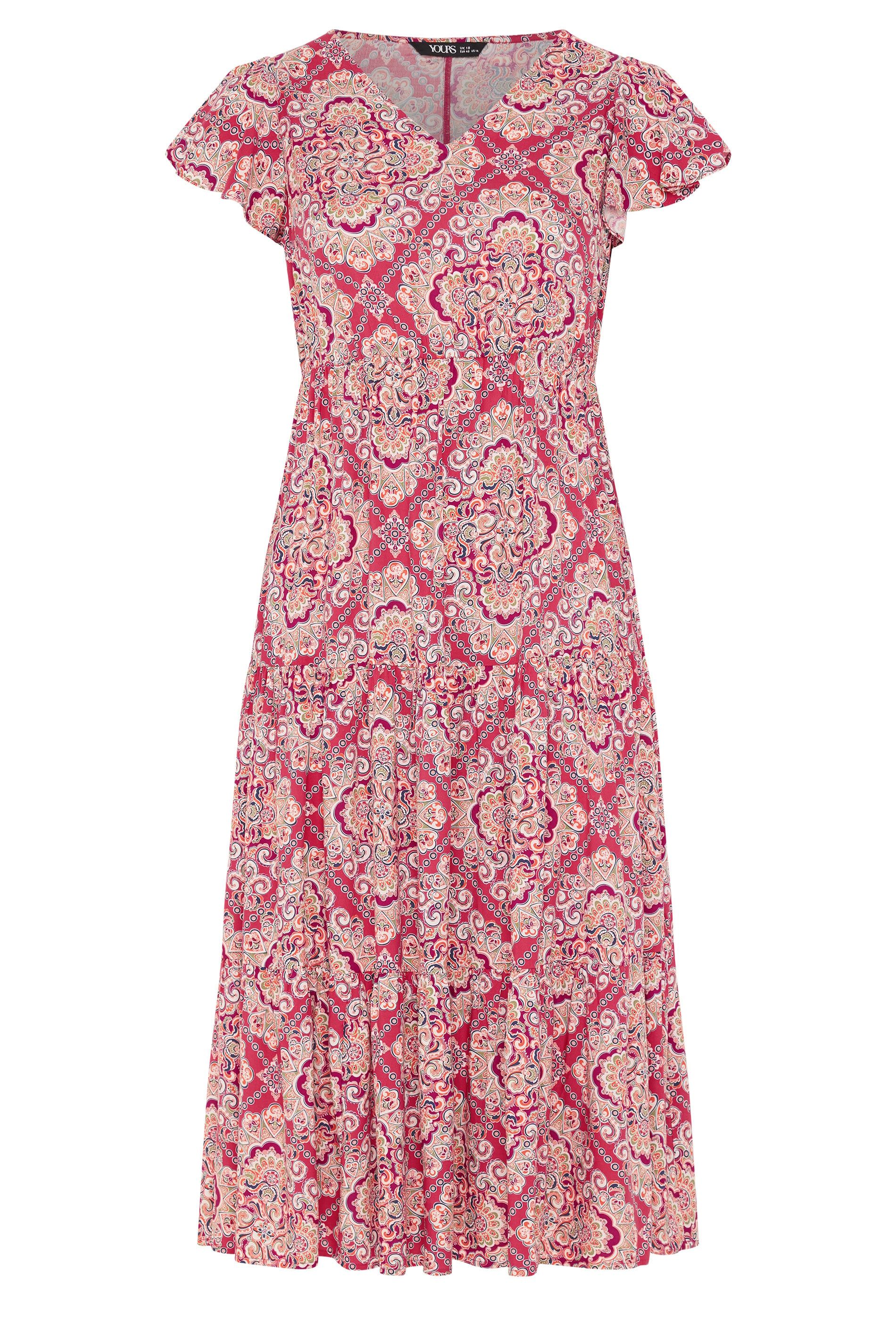 Yours Paisley Print Smock Dress
