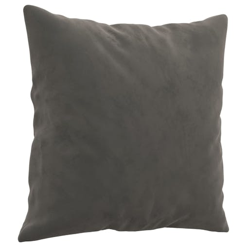 NNEVL Throw Pillows 2 pcs Dark Grey 40x40 cm Velvet
