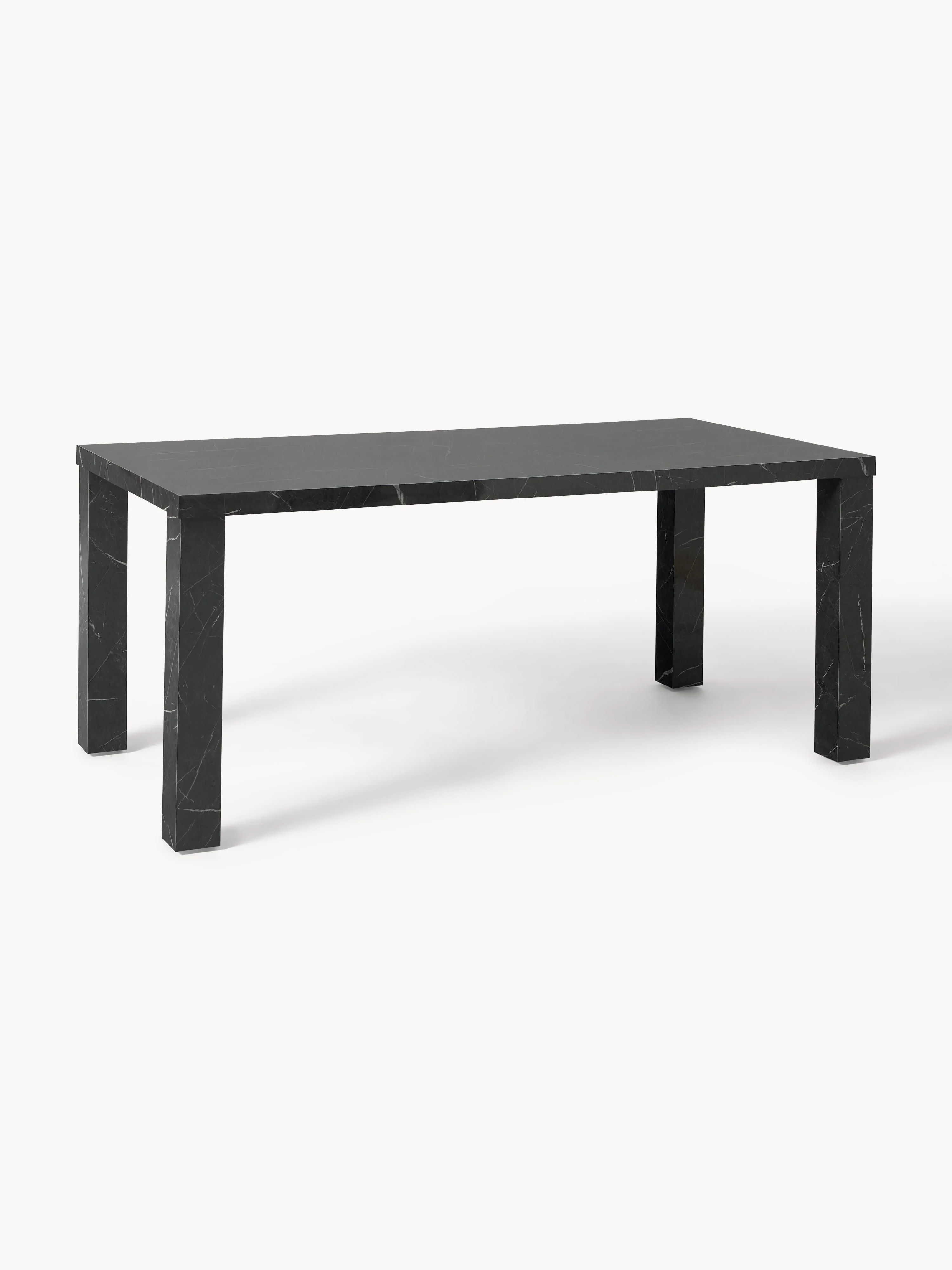 Esstisch Carl in Marmor-Optik, 180 x 90 cm