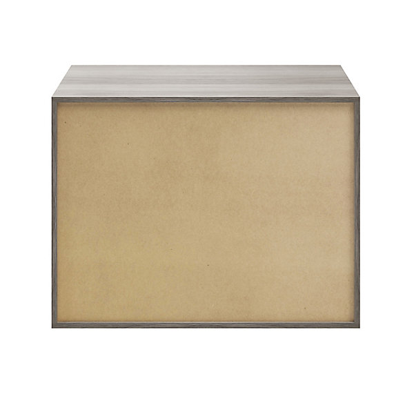 Caisson effet chêne grisé GoodHome Atomia H. 75 x L. 100 x P. 58 cm