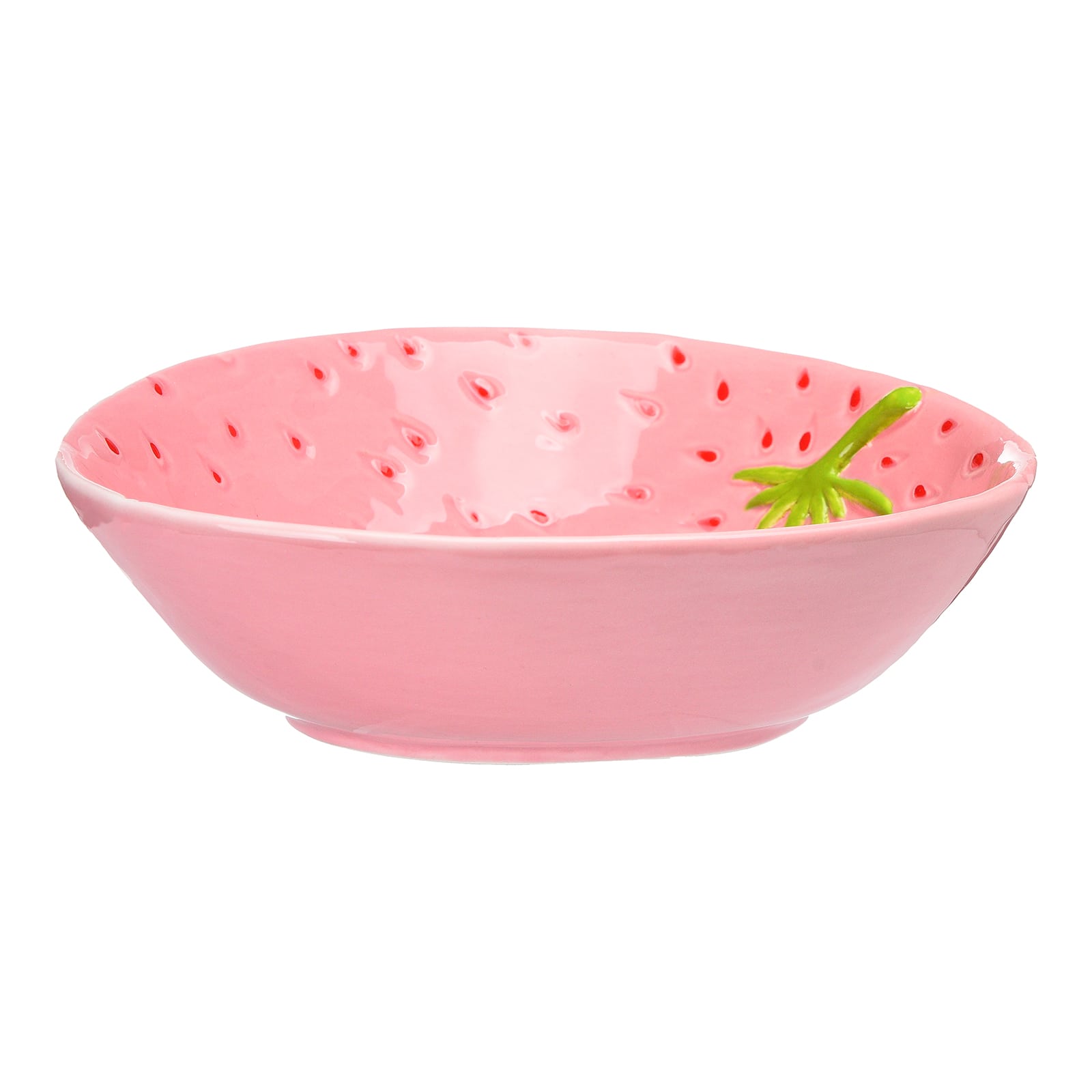 Servierschale Erdbeer Rosa,B 190 x H 60 x T 190 mm