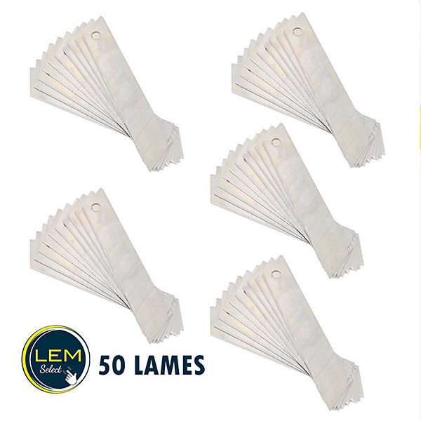 Lot de 50 lames de cutter 18mm