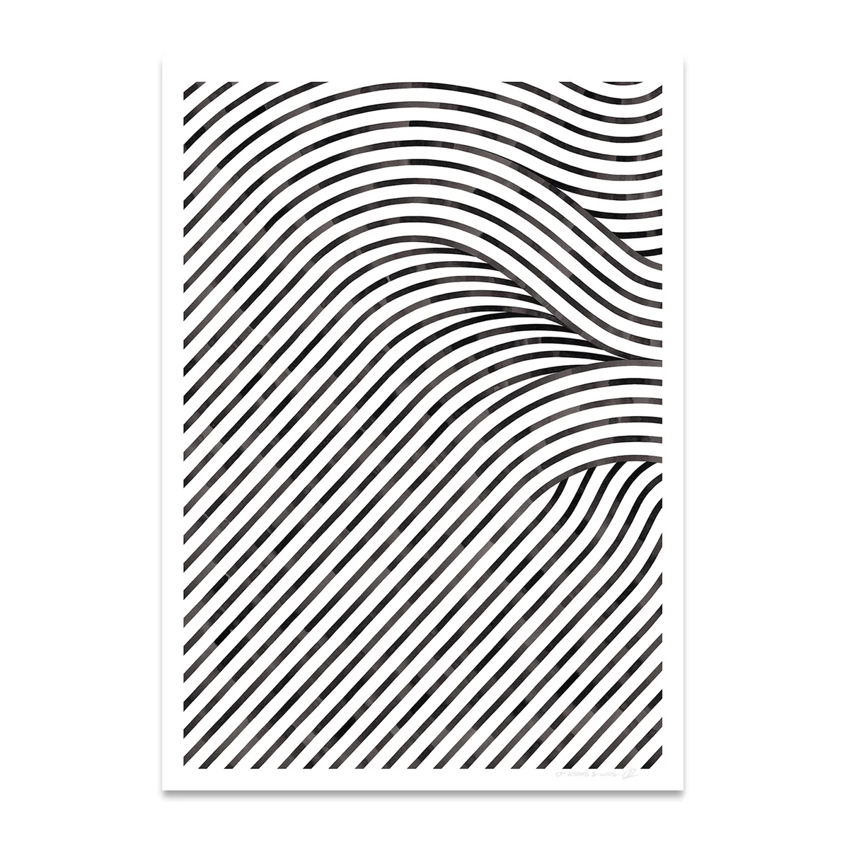 Paper Collective - Quantum Fields 02 Poster, 50 x 70 cm