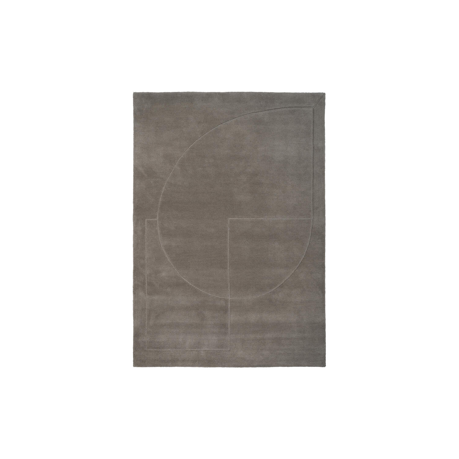 Lineal Poem gulvt&aelig;ppe, grey