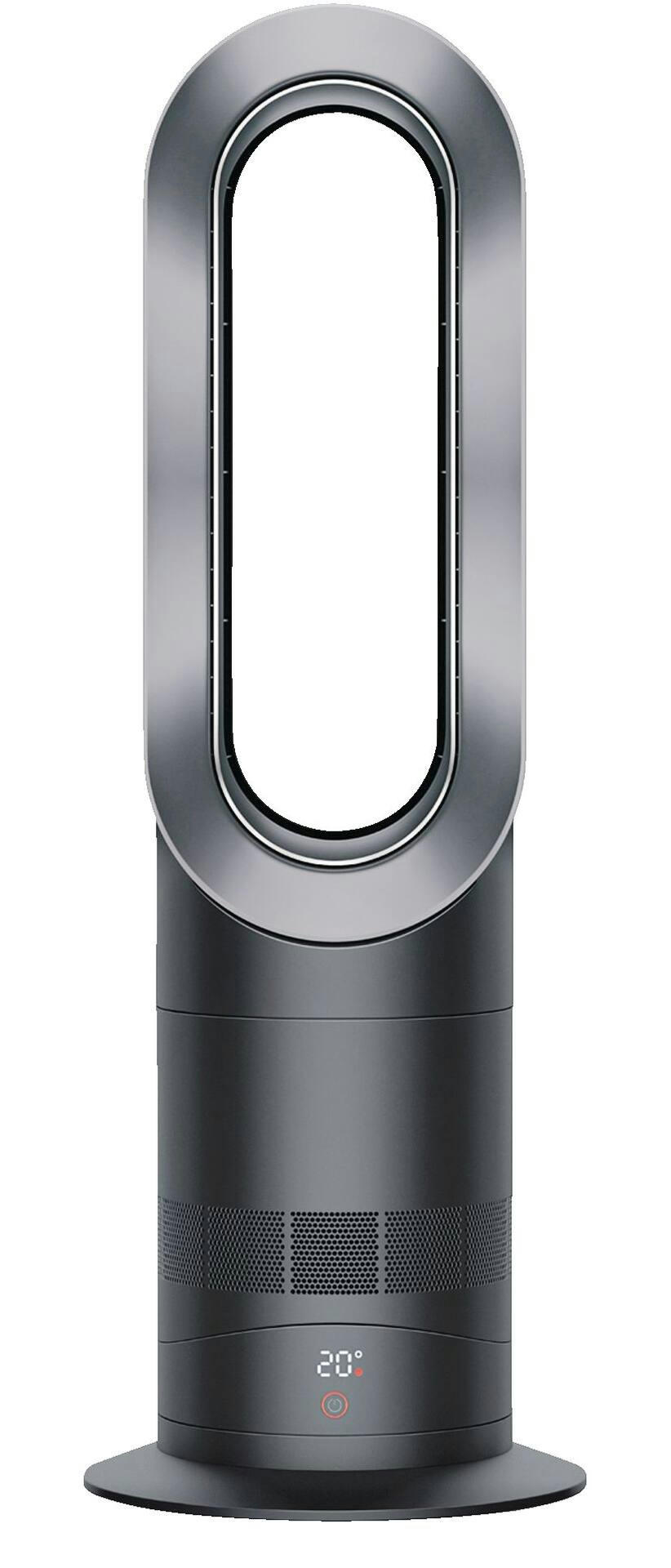 Dyson AM09 Hot + Cool™ Oscillating Portable Fan + Space Heater, with Remote Control, Black/ Iron