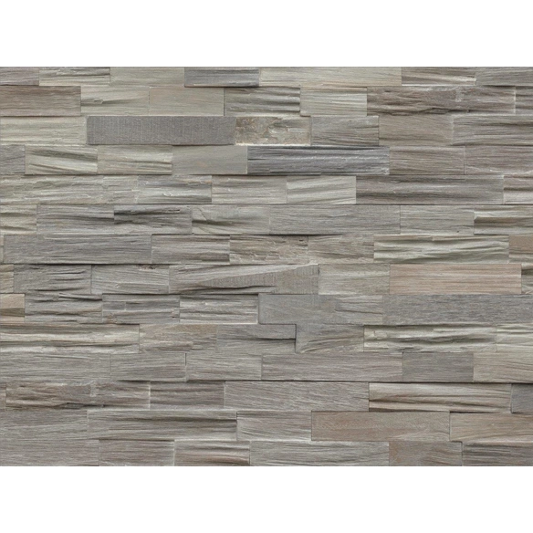 Wandverblender »INDO TEAK«, grau, geölt, Holz, Stärke: 18 mm