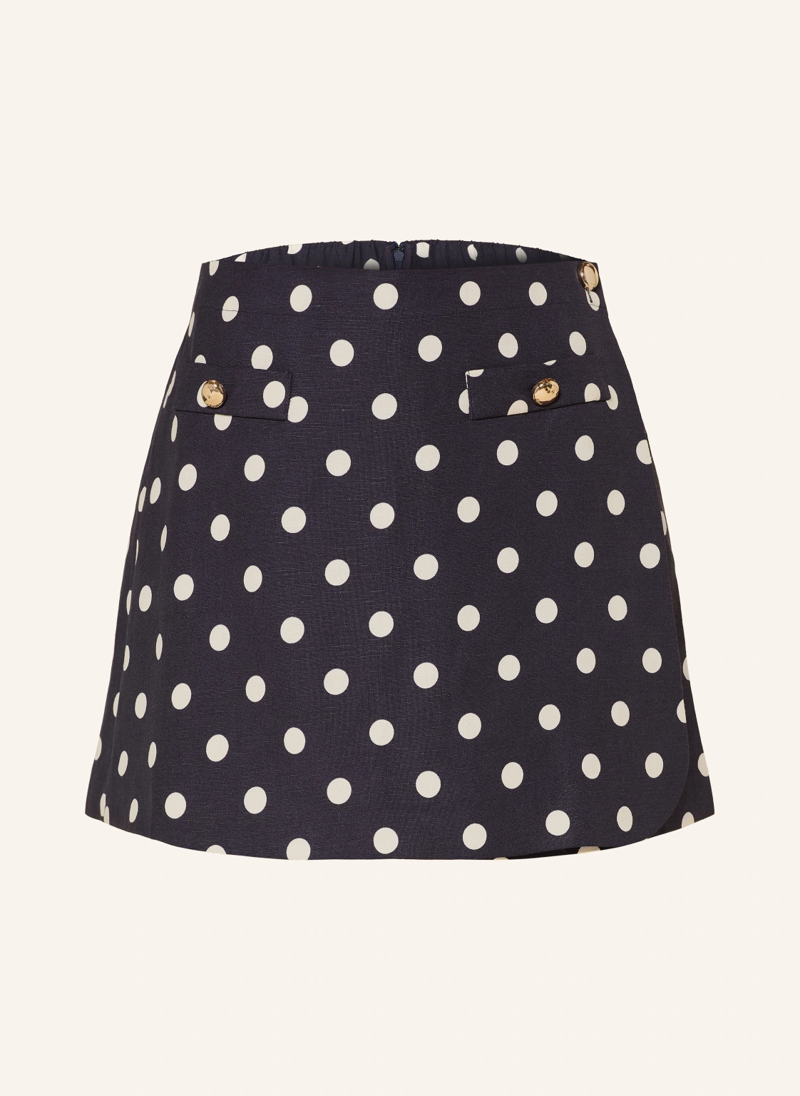 maje Skort mit Leinen