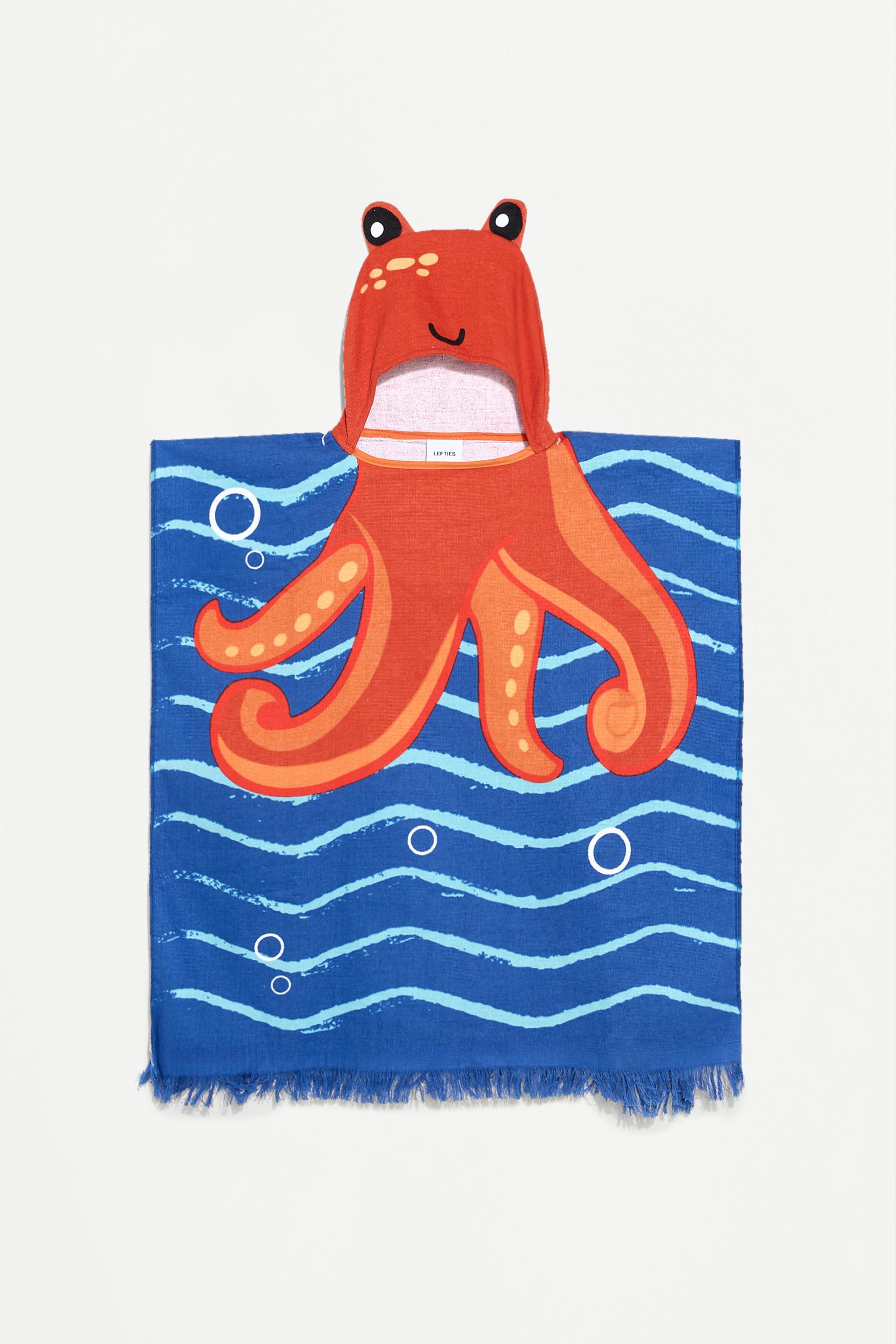 Poncho toalla pulpo