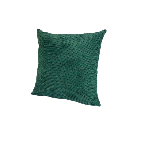 Poduszka ozdobna 60x60 Zefir dot Butelkowa zieleń Velvet