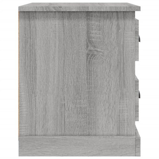 NNEVL Bedside Cabinets 2 pcs Grey Sonoma 39x39x47.5 cm Engineered Wood