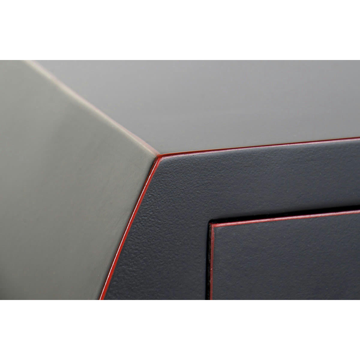 - Console en bois noir style oriental 3 tiroirs 96x26x80cm