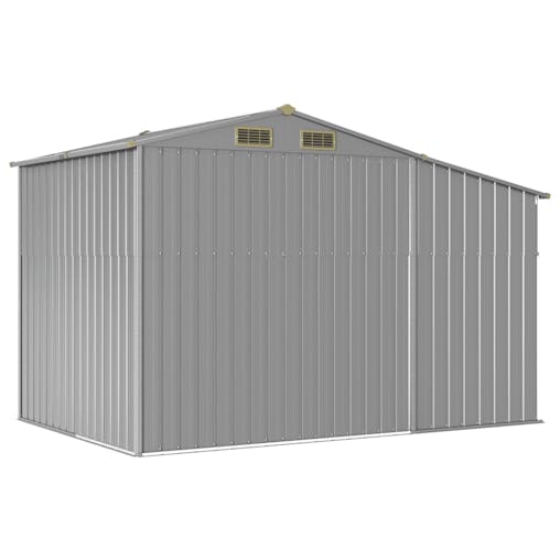 NNEVL Garden Shed Grey 277x192.5x179 cm Galvanised Steel