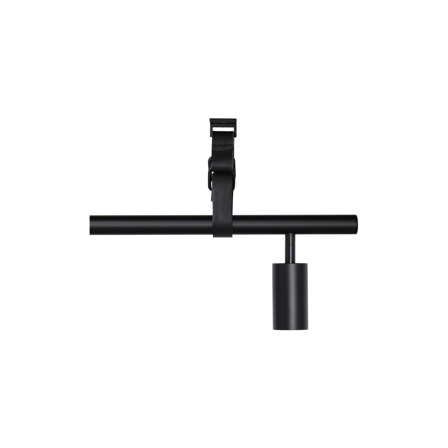 Long John 5 Spot Pendant Black Leather, black