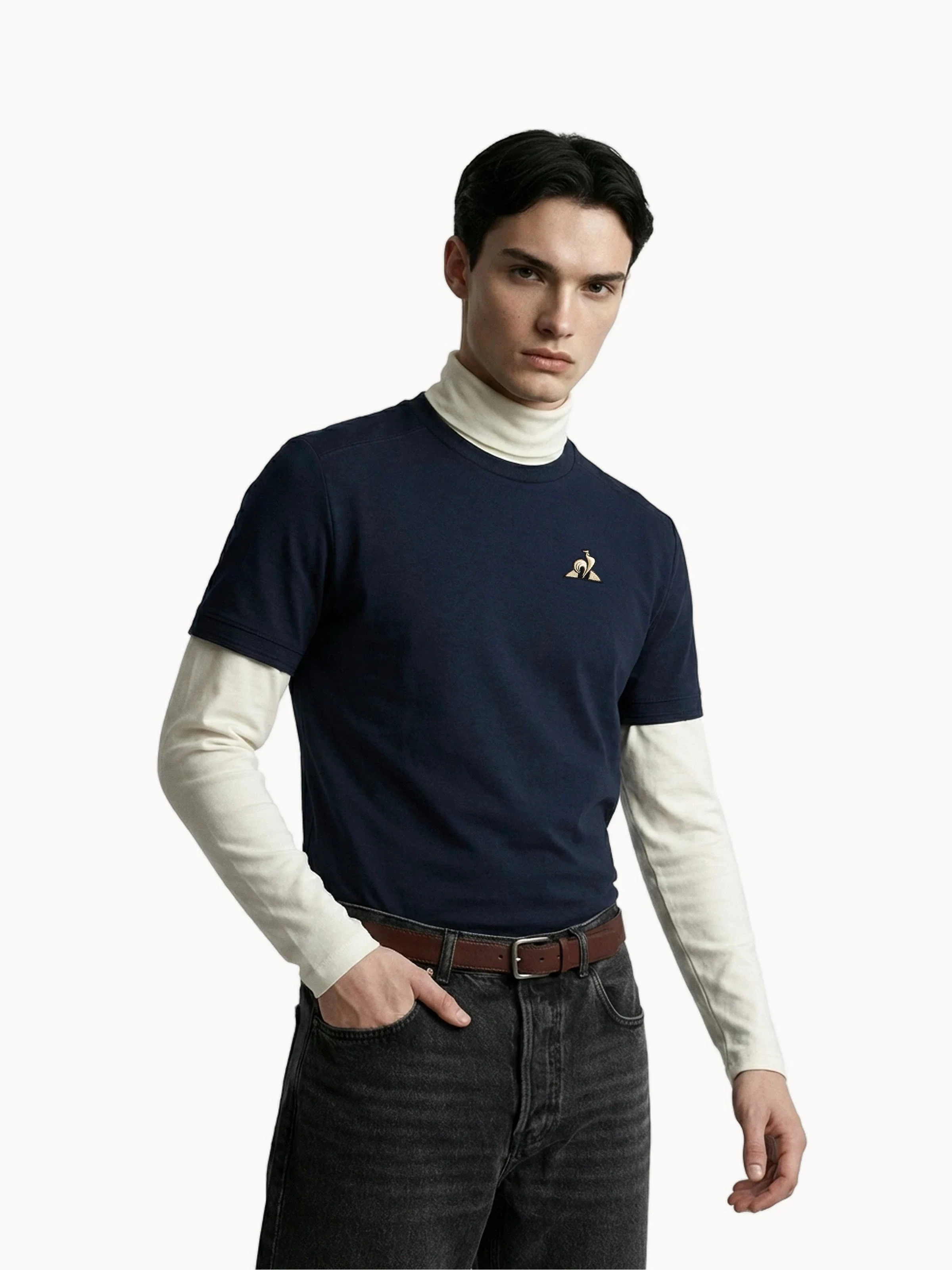 T-shirt Coq d'or en coton premium