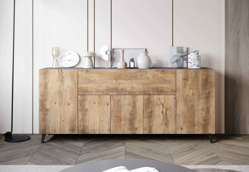 Komoda LOKET 180 matera/kasztan wrocłaski