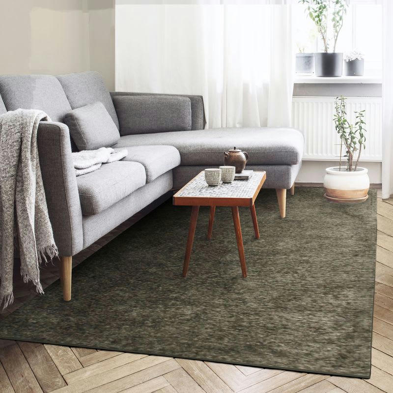 INTENSE - Tapis texturé vintage taupe 190x290