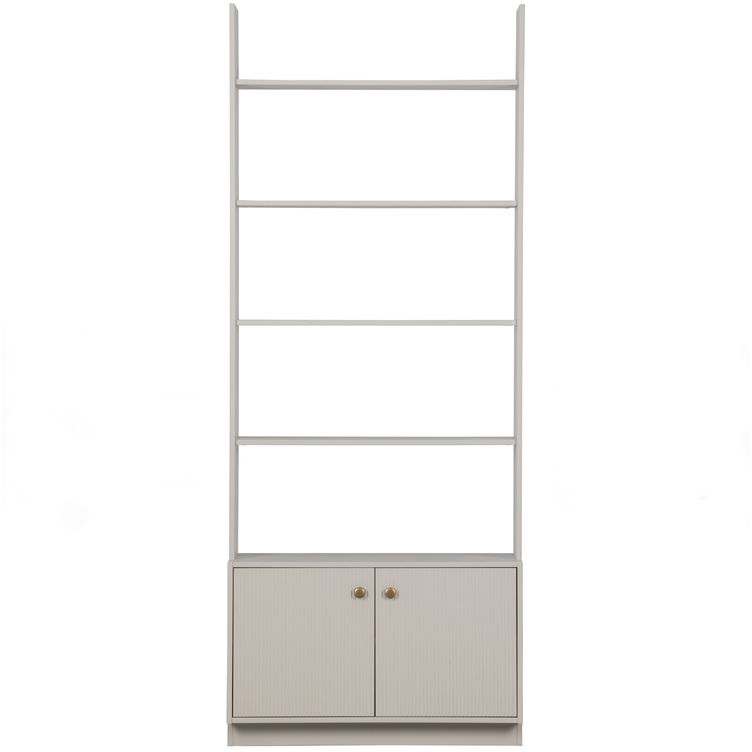 WOOOD boekenkast Madu - Grenen - Wolkengrijs - 200x80x35