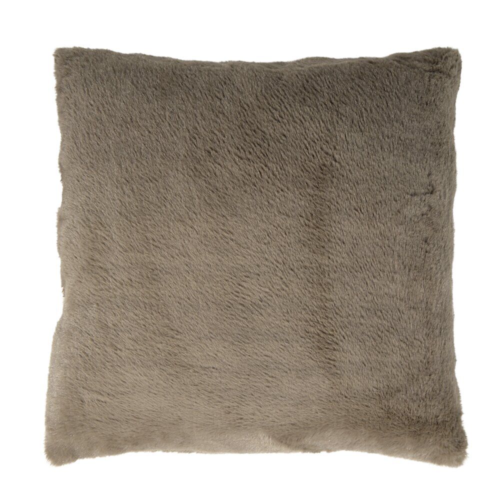 Coussin carré fausse fourrure 45x45cm (3 modèles)