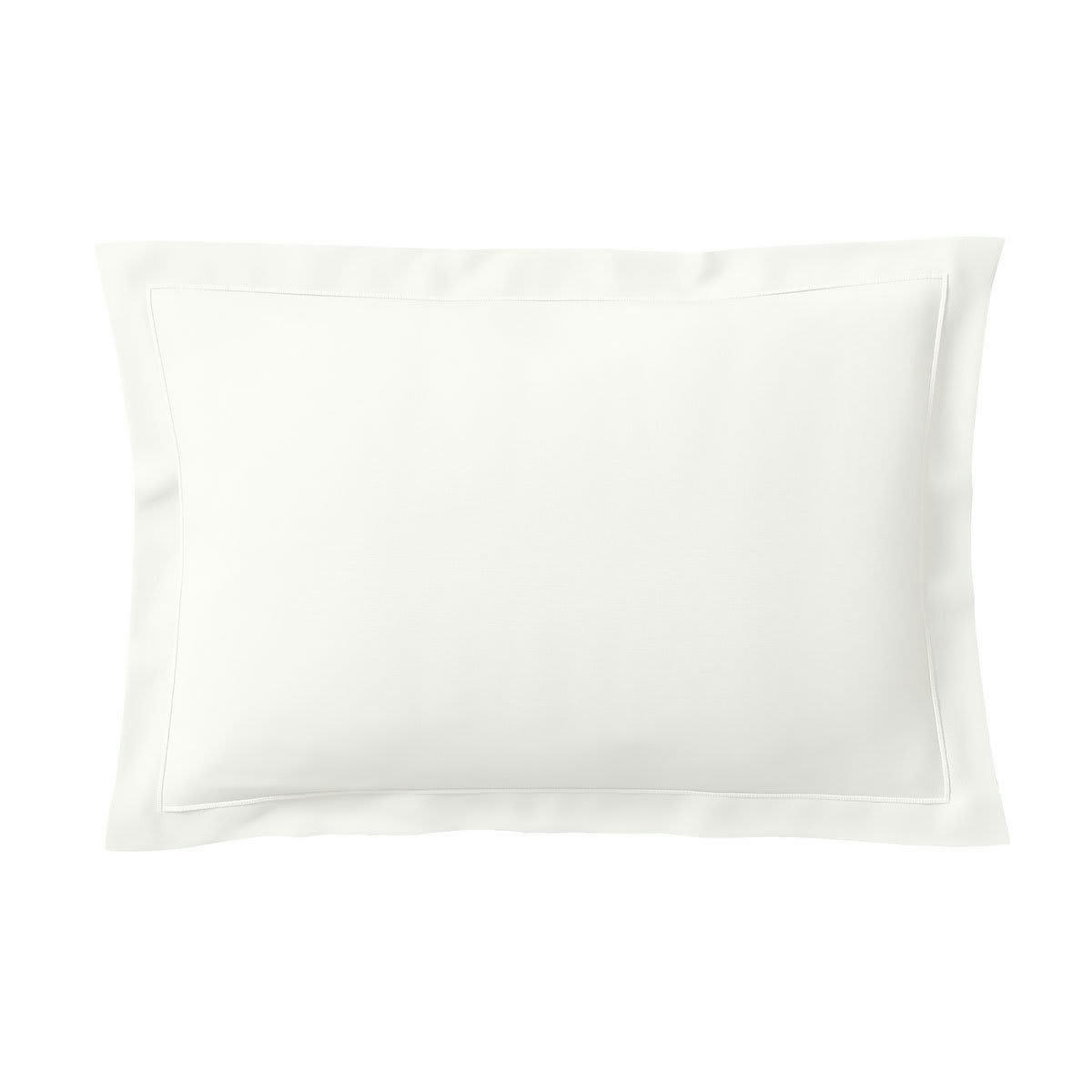 VEXIN - Taie d'oreiller coton blanc doux 50x75 cm
