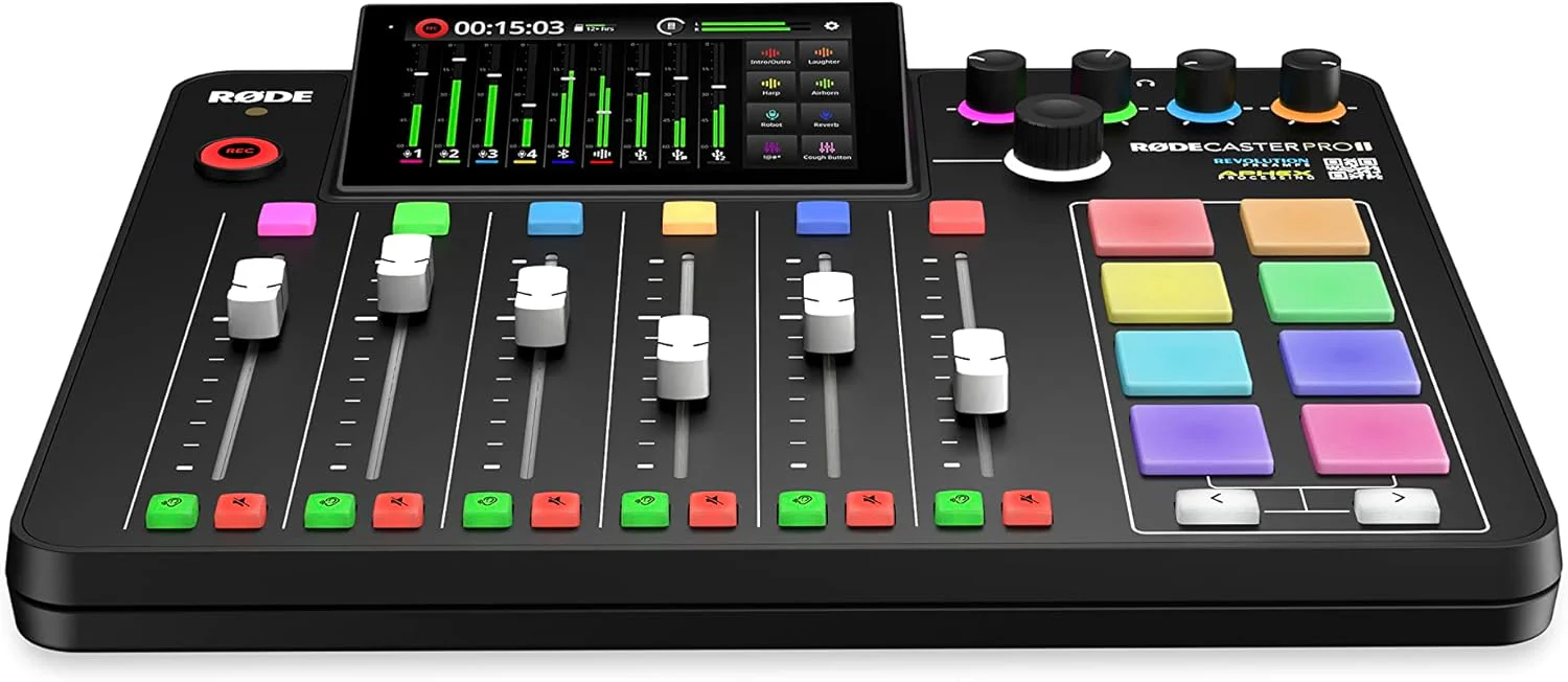 All-in-One Production Solution for Podcasting, Streaming, Music Production and Content Creation,Black(RCP II/Black)