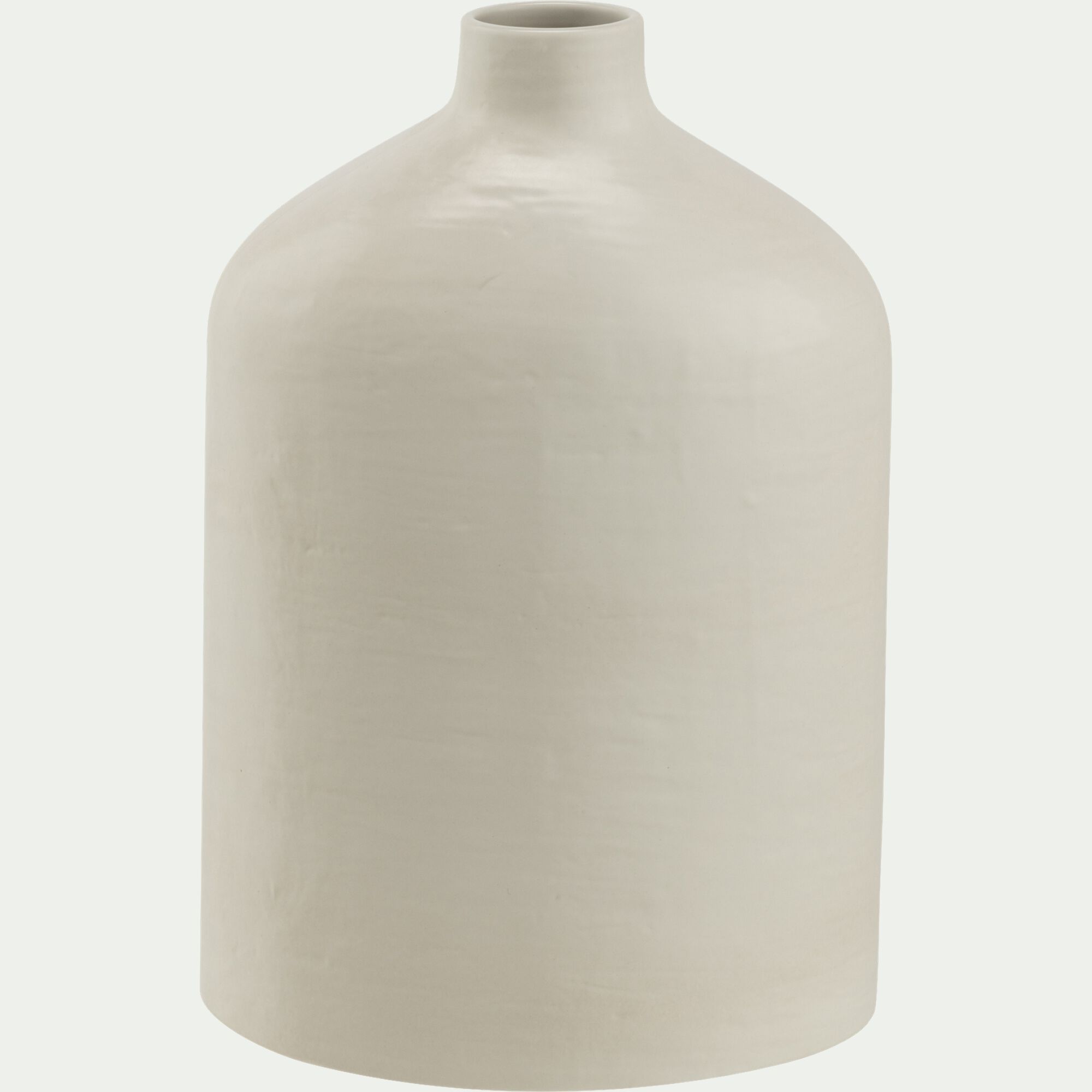 CORRENS - Soliflore en grès céramique H30cm - blanc
