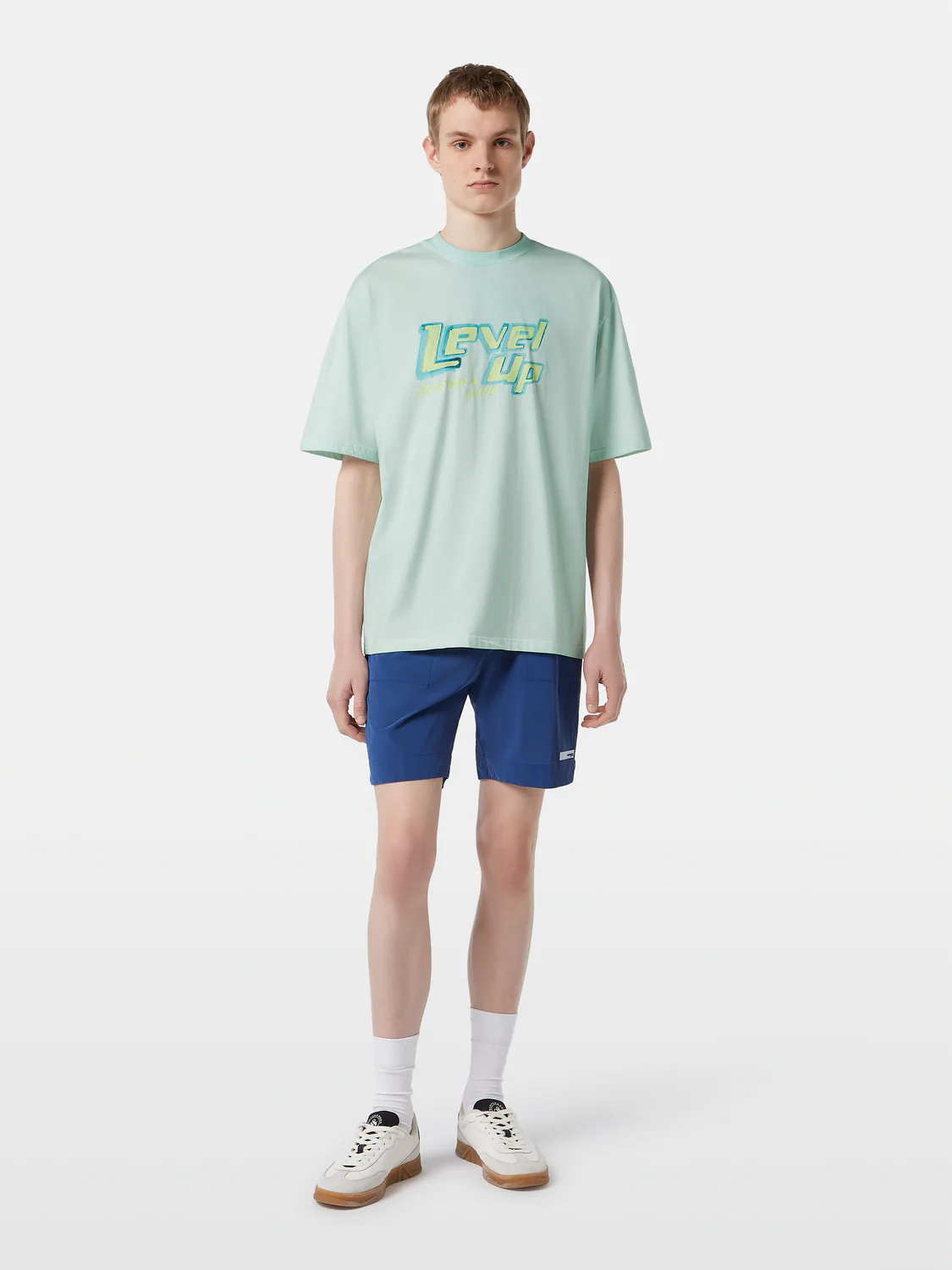 Loose-Fit Garment-Dyed Graphic T-Shirt
