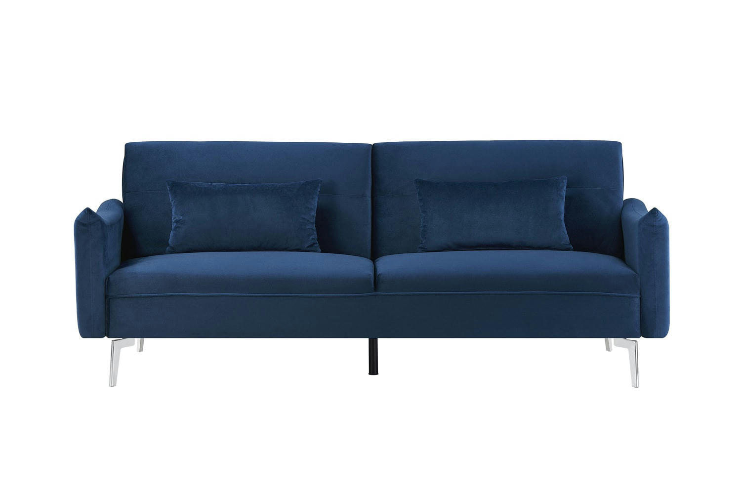 BETTY - Canapé design convertible 3 places en velours bleu