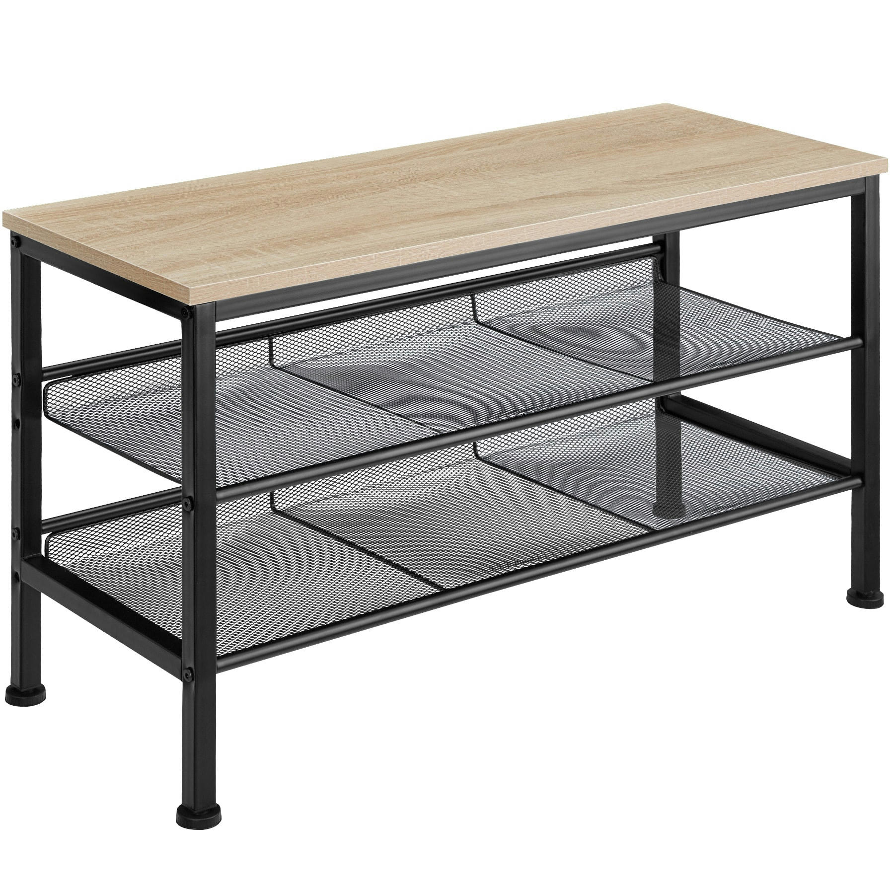 - Étagère à chaussures Style industriel Bois clair industriel, Chêne