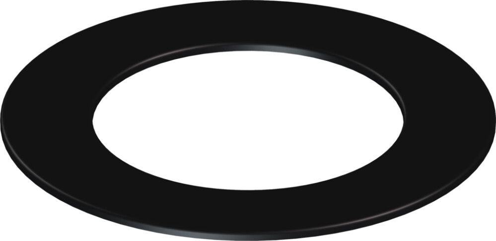 DEKKRING DINAK EMALJERT Ø130MM SVART