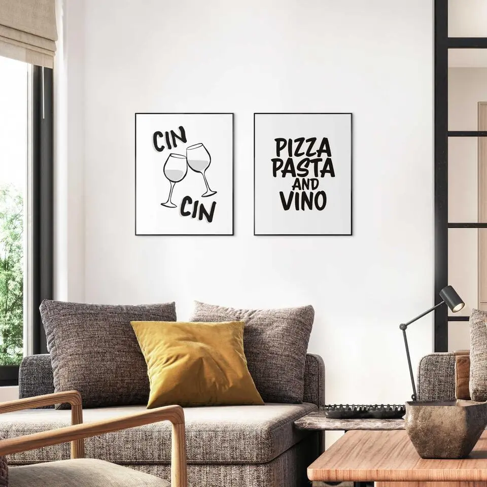 Set poster met lijst - Cheers