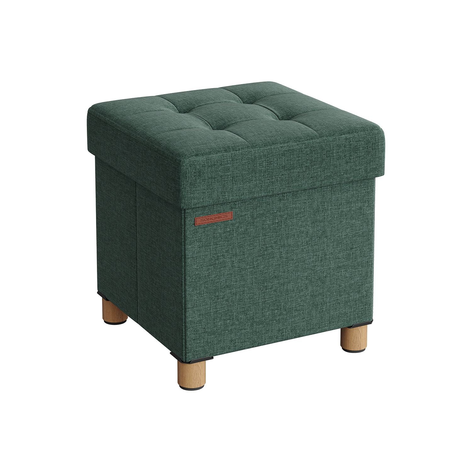 Pouf avec rangement pliable