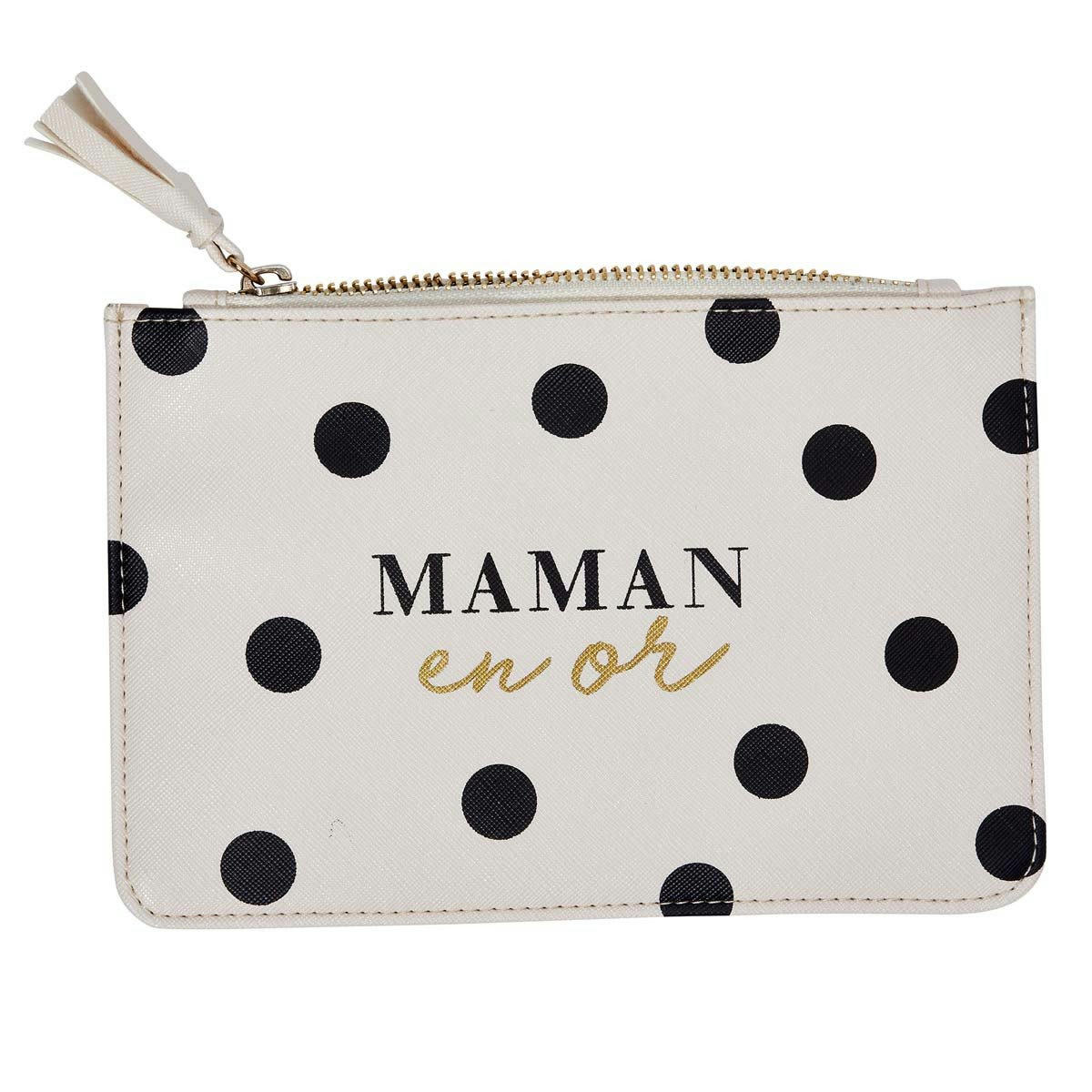- Pochette maman en or