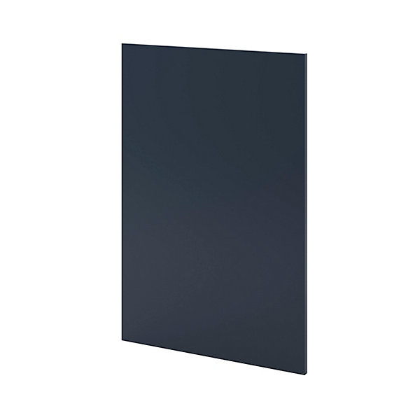 Joue de finition caisson bas Goodhome Artemisia Bleu nuit H. 90 cm x l. 61 cm x Ep. 18 mm
