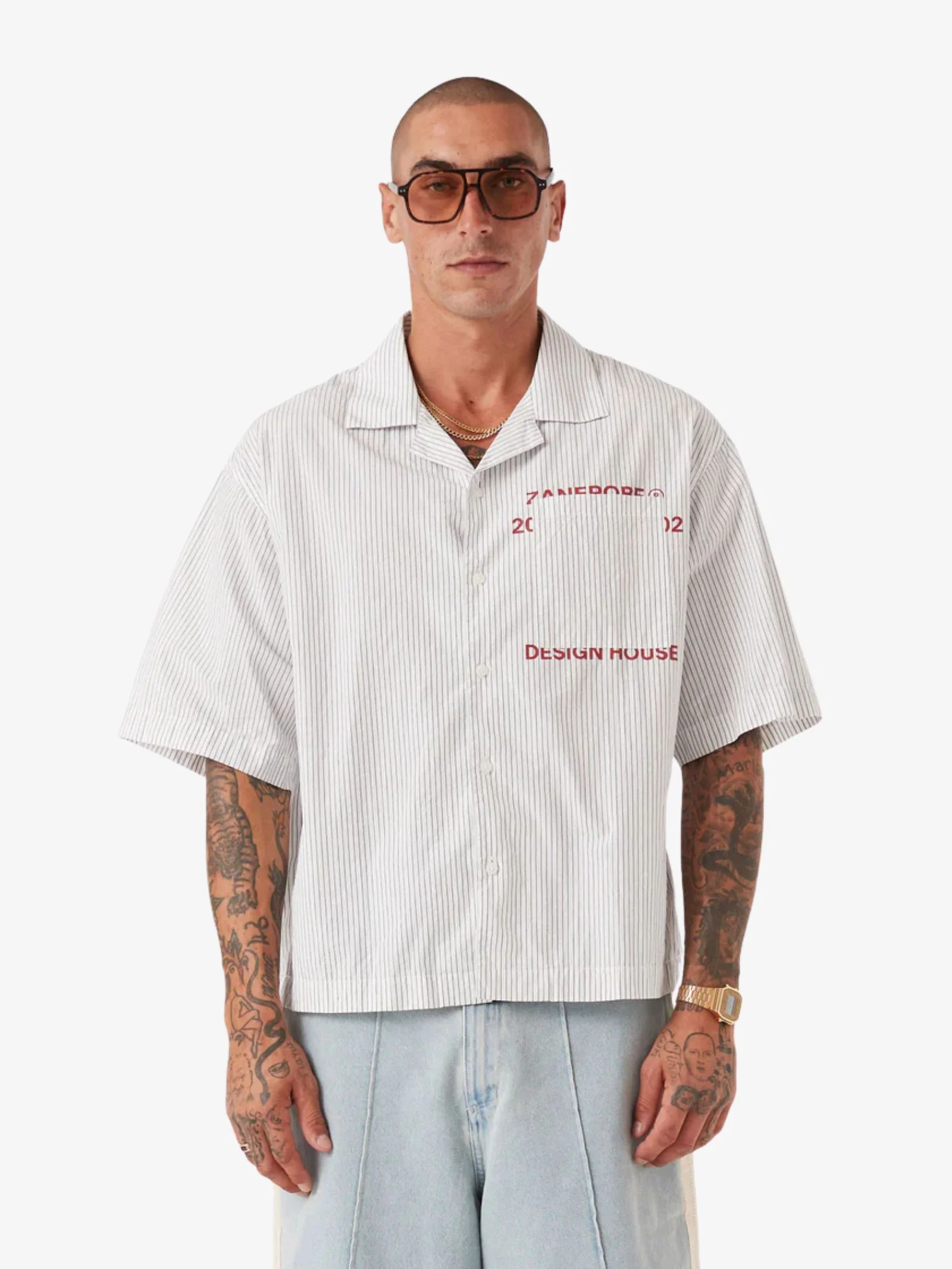 Overlap Crop Shirt