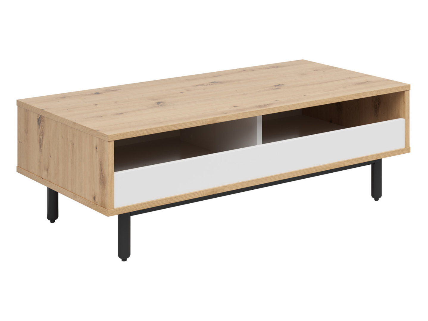 Ława Gap 110x60 dąb artisan/biały